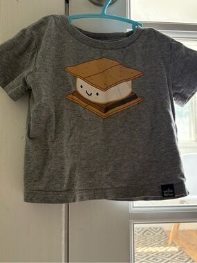 Whistle & Flute Kids' Gray S'mores Graphic Tee